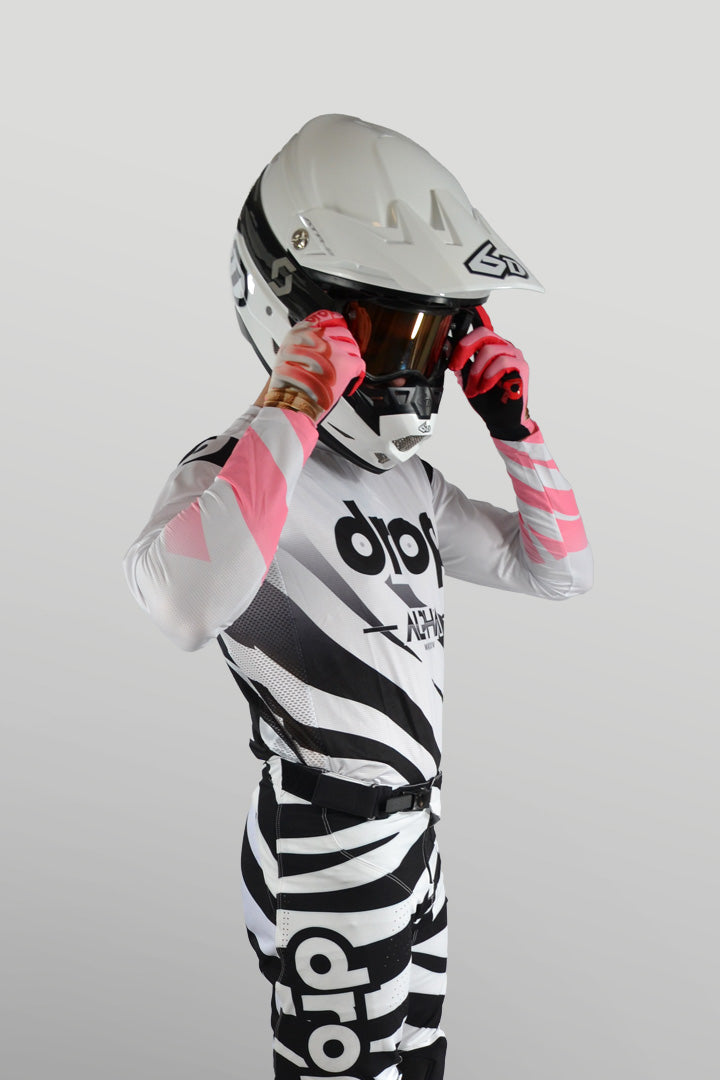 Alpha Zebra White Jersey Adult