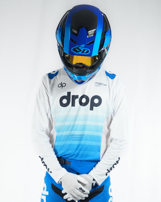 BRAVO White Blue Jersey