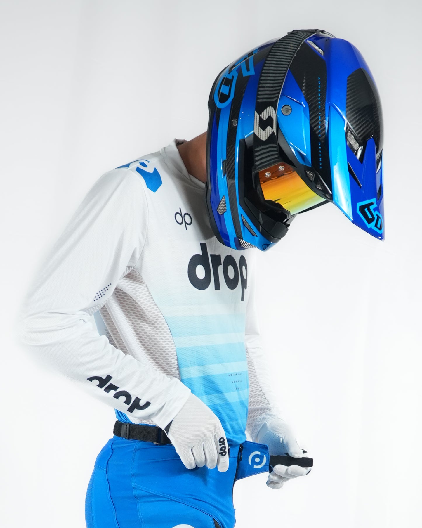 BRAVO White Blue Jersey