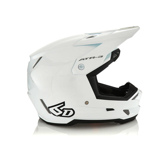 6D Helmets ATR-3 Solid White