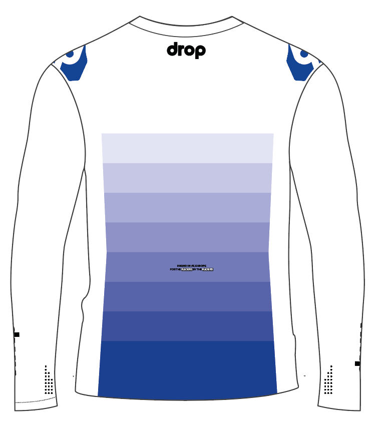 BRAVO White Blue Jersey