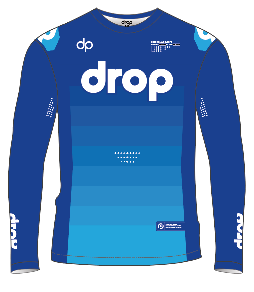 BRAVO Blue Cyan Jersey