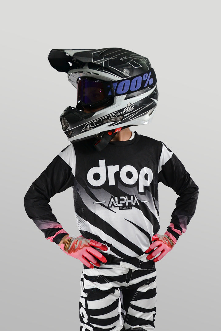 Alpha Zebra Black Jersey Youth