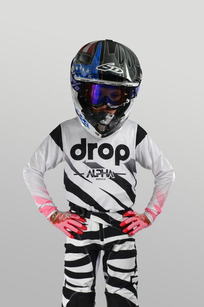 Alpha Zebra White Jersey Youth