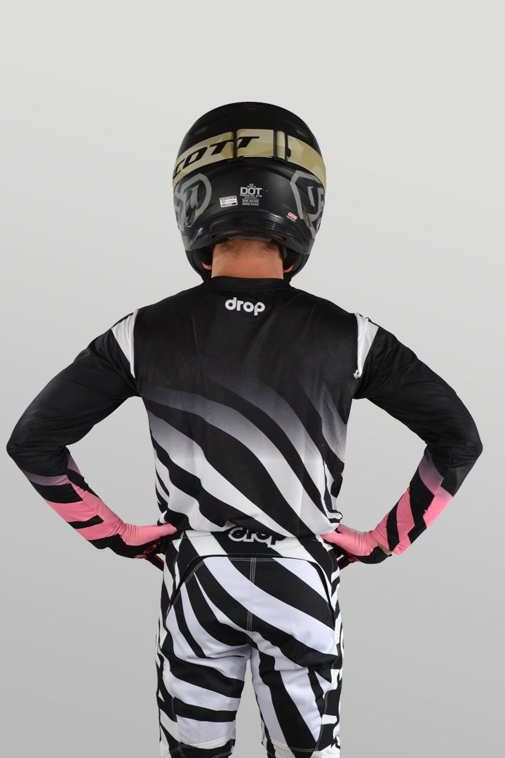 Alpha Zebra Schwarzes Trikot für Erwachsene