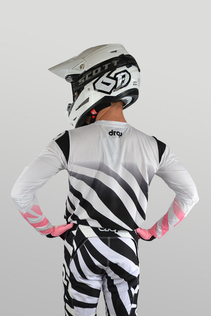 Alpha Zebra White Jersey Adult