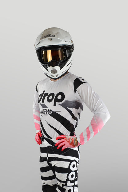 Alpha Zebra White Jersey Adult