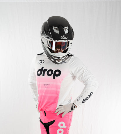 BRAVO White Pink Jersey