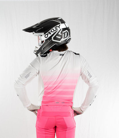 BRAVO White Pink Jersey