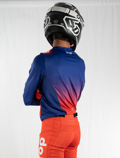 BRAVO Blue Red Jersey