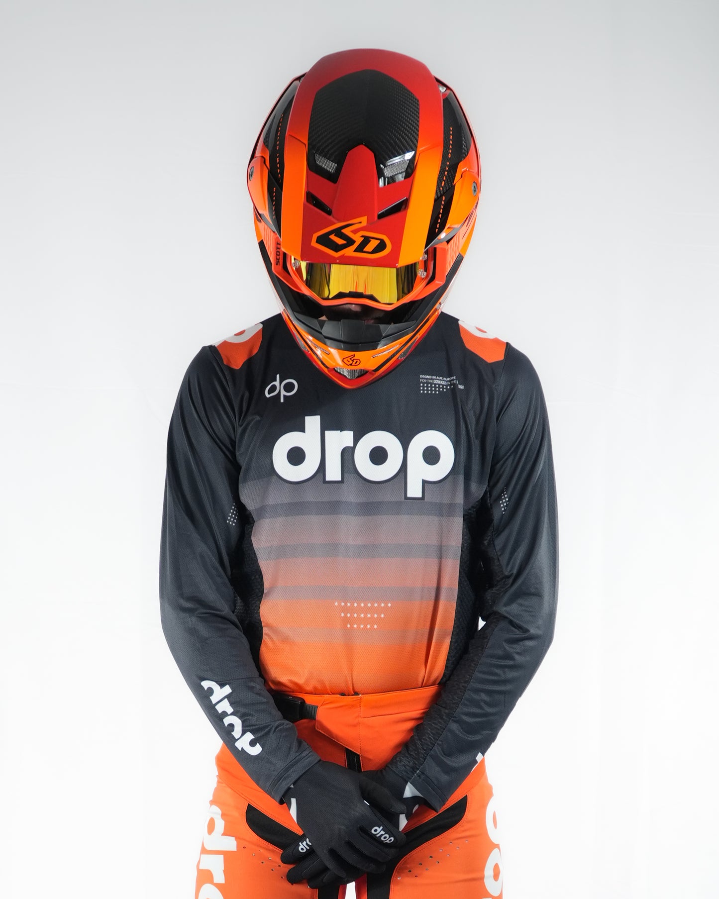 BRAVO Black Orange Jersey