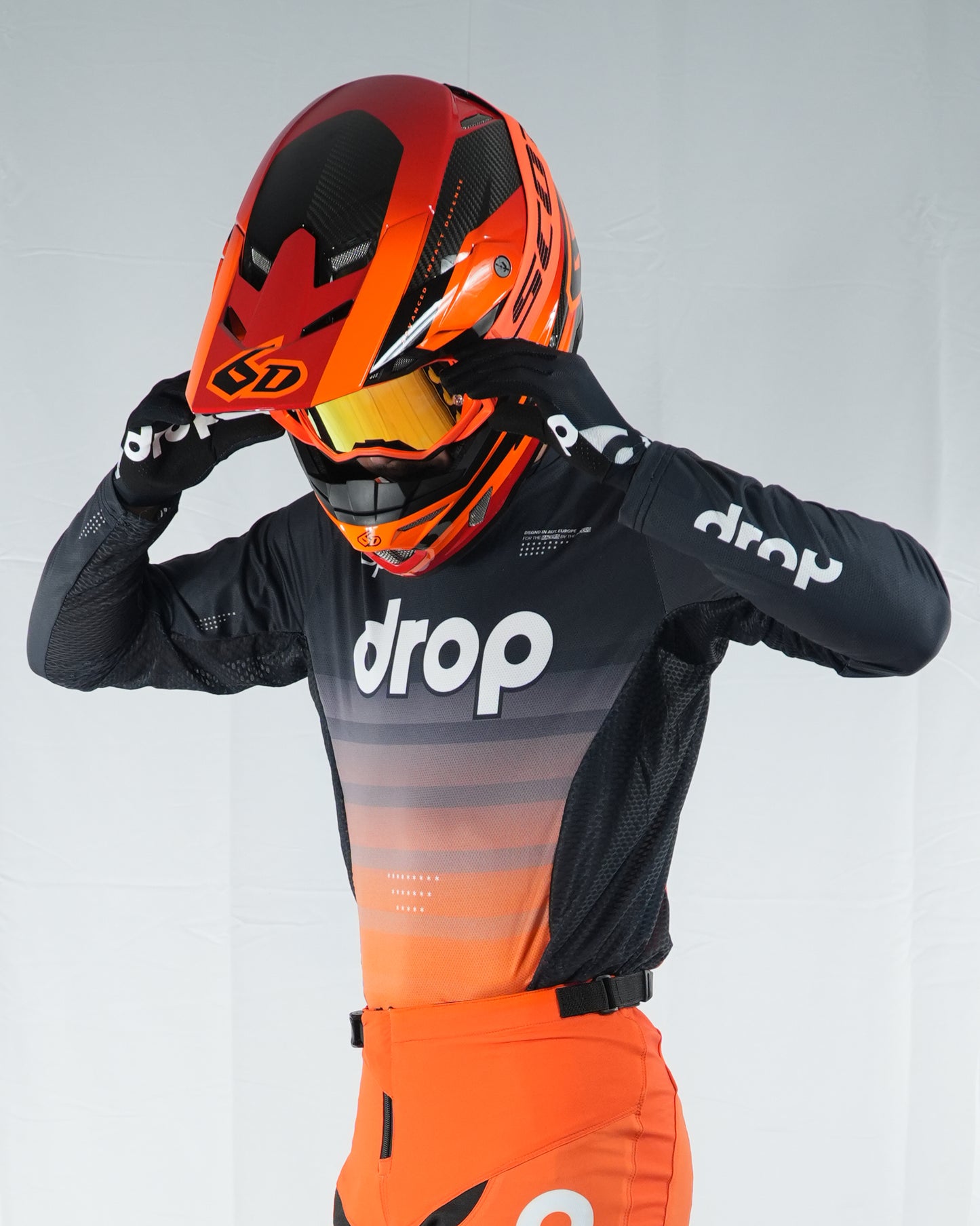 BRAVO Black Orange Jersey