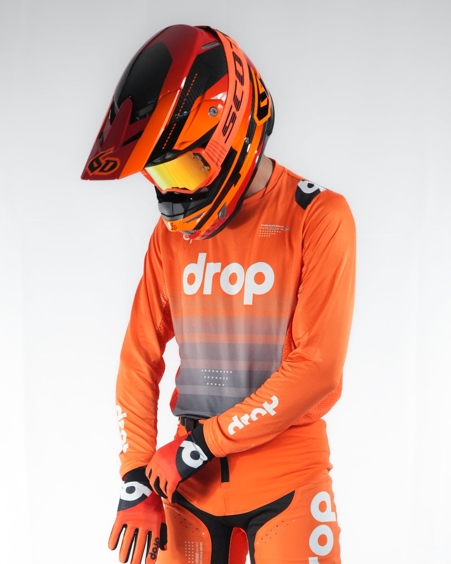 BRAVO Orange Black Jersey