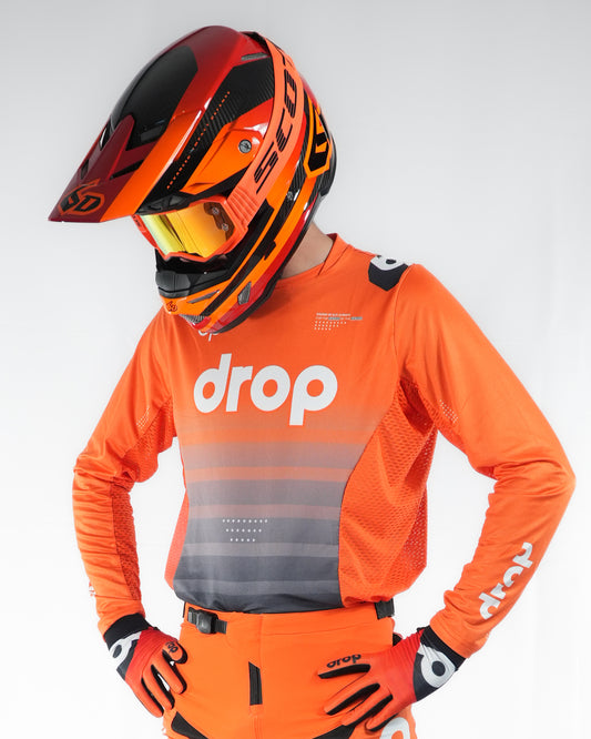 BRAVO Orange Black Jersey