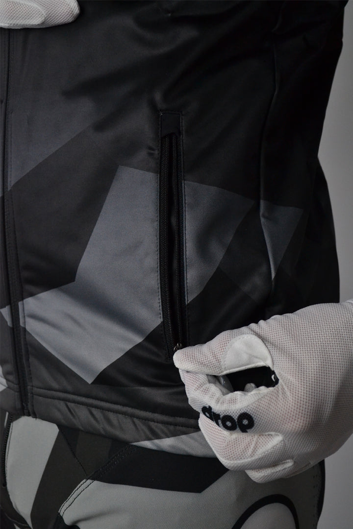 Alpha Camo Black Vest Youth