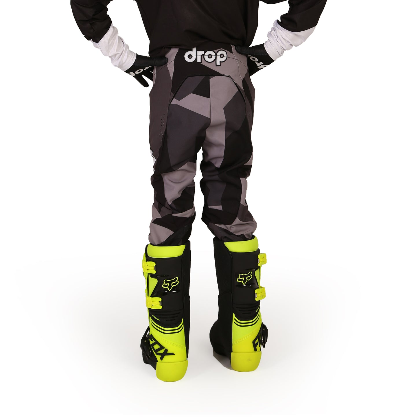 Alpha Camo Black Pants Youth