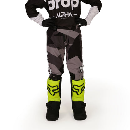 Alpha Camo Black Pants Youth