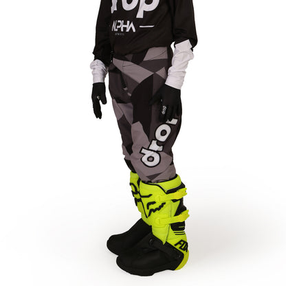 Alpha Camo Black Pants Youth